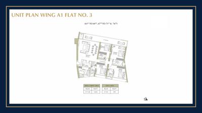 Image of 2500 Sq.ft 3 BHK Apartment / Flat for sale in Lokhandwala Minerva, Worli, Mumbai for Rs. 75000000