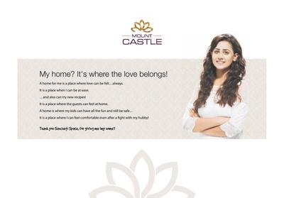 Image of 865 Sq.ft 2 BHK Apartment / Flat for sale in Sancheti Mount Castle A, Wagholi, Pune for Rs. 4775000