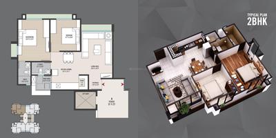 Image of 1134 Sq.ft 2 BHK Apartment / Flat for sale in Vasupujya Kautilya 99, Vaishno Devi Circle, Ahmedabad for Rs. 6000000