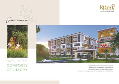 Image of 1432 Sq.ft 2 BHK Apartment / Flat for sale in Siri Royal Spaces, Poranki, Vijayawada for Rs. 7800000