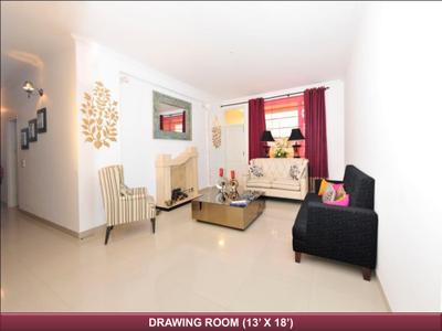 Image of 1663 Sq.ft 3 BHK Apartment / Flat for sale in Orbit Apartments, Lohgarh, Zirakpur for Rs. 10800000