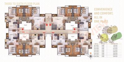 Image of 993 Sq.ft 2 BHK Apartment / Flat for sale in Taj MS Majestic, Bhilgaon, Nagpur for Rs. 3700000