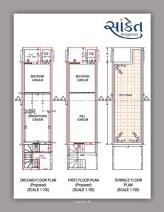 Image of 5958 Sq.ft 3 BHK Duplex for sale in Balaji Land Sanket Bunglows, Swati Park, Rajkot for Rs. 5851000
