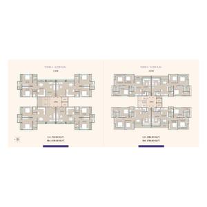 Image of 723 Sq.ft 2 BHK Apartment / Flat for sale in Raama Elina, New Gotri, Vadodara for Rs. 5985000