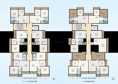 Image of 650 Sq.ft 2 BHK Apartment / Flat for sale in Aashvi Heights, Kamothe, Navi Mumbai for Rs. 8800000