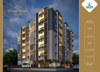 Image of 1156 Sq.ft 2 BHK Apartment / Flat for sale in Grupe Vintage Heights, Gurram Guda, Hyderabad for Rs. 5500000