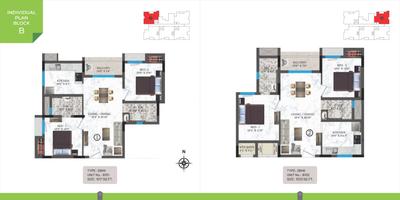 Image of 1060 Sq.ft 2 BHK Apartment / Flat for sale in Jones The Breeze, Sithalapakkam, Chennai for Rs. 7600000