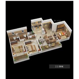 Image of 1560 Sq.ft 3 BHK Apartment / Flat for sale in Bharat The Province Phase I, Punawale, Pune for Rs. 11600000