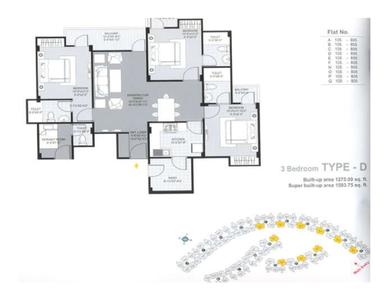 Image of 1027 Sq.ft 2 BHK Apartment / Flat for sale in Mahima Panorama, Karolan Ka Barh, Jaipur for Rs. 7000000