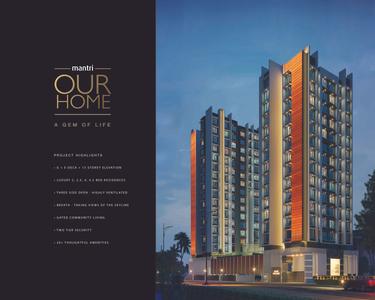 Image of 1000 Sq.ft 3 BHK Apartment / Flat for sale in Mantri Our Home, Andheri West, Mumbai for Rs. 34000000