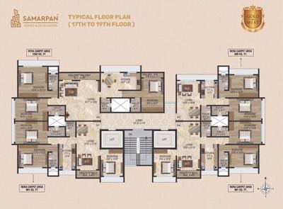 Image of 800 Sq.ft 2 BHK Apartment / Flat for sale in Samarpan Goldmist CHSL, Kandivali East, Mumbai for Rs. 18500000