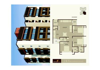 Image of 1170 Sq.ft 2 BHK Apartment / Flat for sale in Padmavati Residency, Shilaj, Ahmedabad for Rs. 6400000
