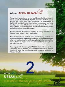 Image of 1270 Sq.ft 2 BHK Apartment / Flat for sale in Acon Urban Hill, Govind Vihar, Dehradun for Rs. 8500000