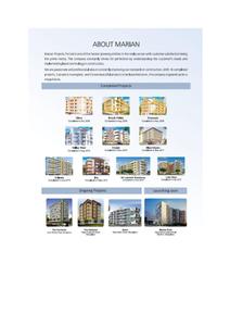 Image of 1580 Sq.ft 3 BHK Apartment / Flat for sale in Marian Proximus, Urwa, Mangalore for Rs. 12500000