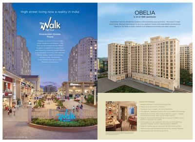 Image of 900 Sq.ft 2 BHK Apartment / Flat for sale in Hiranandani Obelia A AND Obelia B, Thane West, Thane for Rs. 10000000
