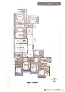 Image of 1200 Sq.ft 3 BHK Apartment / Flat for sale in Paintora Shree Varadvinayak Tower, Borivali West, Mumbai for Rs. 34500000