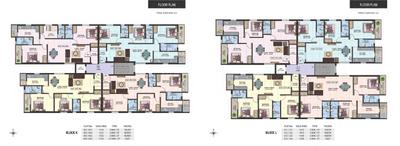 Image of 1139 Sq.ft 2 BHK Apartment / Flat for sale in Colorhomes Castle, Perumbakkam, Chennai for Rs. 5800000