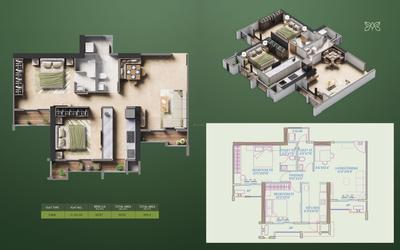 Image of 750 Sq.ft 2 BHK Apartment / Flat for sale in Squarefeet Avatara Phase 1, Kasarvadavali, Thane for Rs. 8900000