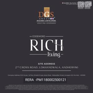 Image of 1000 Sq.ft 2 BHK Apartment / Flat for sale in DGS Sheetal Sky, Andheri West, Mumbai for Rs. 23700000