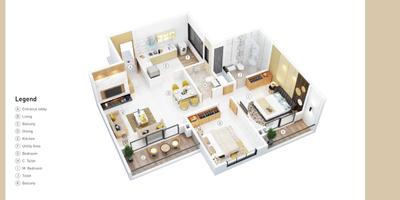 Image of 1700 Sq.ft 3 BHK Apartment / Flat for sale in The GEN Meraki, Pashan, Pune for Rs. 23800000