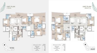Image of 2725 Sq.ft 3.5 BHK Apartment / Flat for sale in HCBS Twin Horizon, Sector 102, Gurgaon for Rs. 39500000
