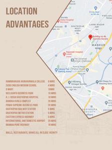 Image of 620 Sq.ft 2 BHK Apartment / Flat for sale in Best Harmony Residency, Ghatkopar East, Mumbai for Rs. 16000000