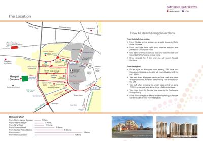 Image of 1440 Sq.ft 3 BHK Apartment / Flat for sale in Ashiana Rangoli Gardens, Panchyawala, Jaipur for Rs. 11100000