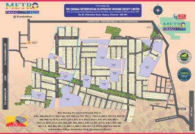 Image of 1000 Sq.ft 3.5 BHK Apartment / Flat for sale in The Chennai Metro Grand City, Kundrathur, Chennai for Rs. 8100000
