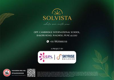 Image of 1800 Sq.ft Residential Plot / Land for sale in SSL Solvista Phase 1, Wagholi, Pune for Rs. 10800000