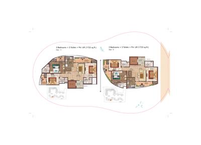 Image of 630 Sq.ft 1 BHK Apartment / Flat for sale in Rise Organic, Lal Kuan, Ghaziabad for Rs. 4095000