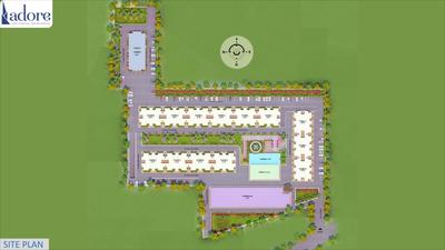 Image of 1200 Sq.ft 3 BHK Apartment / Flat for sale in Adore Prosperity Homes, Sector 86, Faridabad for Rs. 6000000