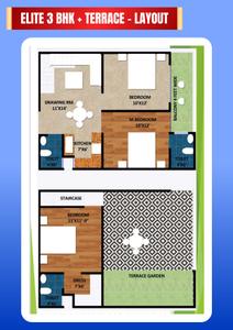 Image of 1050 Sq.ft 2 BHK Duplex for sale in Saraswati Landmark, Noida Extension, Greater Noida for Rs. 4500000