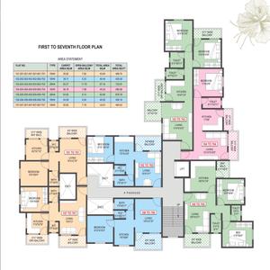 Image of 1290 Sq.ft 3 BHK Apartment / Flat for sale in Aayush Wisteria, Lohegaon, Pune for Rs. 7000000