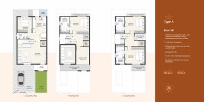 Image of 2020 Sq.ft 4 BHK Villa for sale in Shree Siddhnath Primero, Tarsali, Vadodara for Rs. 11700000