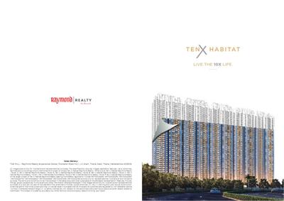 Image of 646 Sq.ft 2 BHK Apartment / Flat for sale in Raymond Ten X Habitat Raymond Realty Tower H, Thane West, Thane for Rs. 18000000