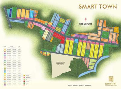 Image of 1250 Sq.ft Residential Plot / Land for sale in Smart Town, Khamaria, Jabalpur for Rs. 2750000