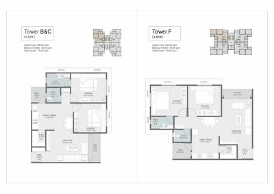 Image of 1100 Sq.ft 3 BHK Apartment / Flat for sale in Vihal Aranya Spring, Sama Savli, Vadodara for Rs. 8900000