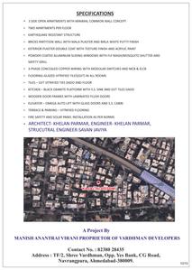 Image of 2565 Sq.ft 3 BHK Apartment / Flat for sale in Vardhman Kajal Blossom, Navrangpura, Ahmedabad for Rs. 21100000