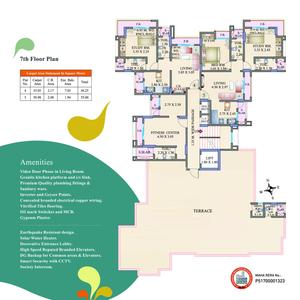 Image of 525 Sq.ft 1 BHK Apartment / Flat for sale in JVM Shubham, Kasarvadavali, Thane for Rs. 6100000
