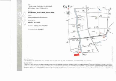Image of 1050 Sq.ft 3 BHK Apartment / Flat for sale in Ambica Kishan Glory, Bill, Vadodara for Rs. 5000000