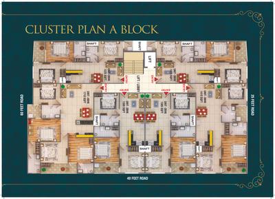 Image of 650 Sq.ft 1 RK Apartment / Flat for sale in Titania Residency, Phi IV, Greater Noida for Rs. 4200100
