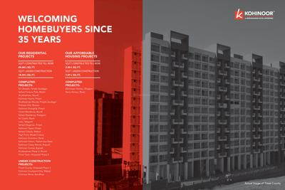 Image of 943 Sq.ft 2 BHK Apartment / Flat for sale in Kohinoor Sapphire Pune, Tathawade, Pune for Rs. 6600020