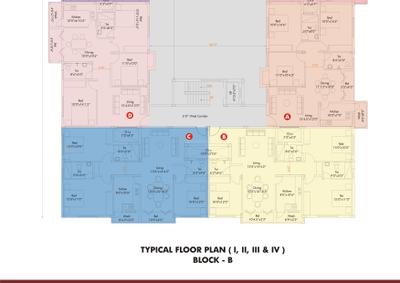 Image of 1495 Sq.ft 3 BHK Apartment / Flat for sale in Golden Prosperous Sun Rise, Mogappair East, Chennai for Rs. 17500000
