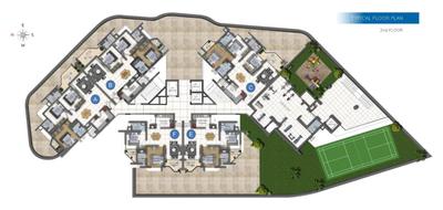 Image of 1500 Sq.ft 3 BHK Apartment / Flat for sale in ABAD Oasis, Edappally, Kochi for Rs. 16000000