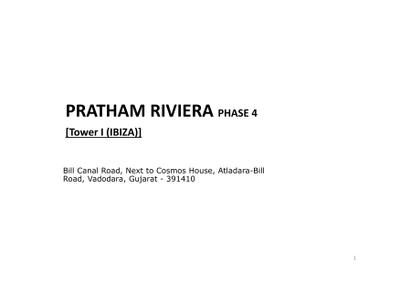 Pratham Riviera Phase 4 Brochure 1