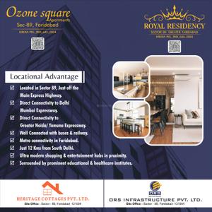 Image of 1500 Sq.ft 3 BHK Apartment / Flat for sale in ORS Royal Residency, Sector 89, Faridabad for Rs. 12000000