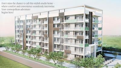 Image of 510 Sq.ft 1 BHK Studio for sale in Titania Suites, Phi IV, Greater Noida for Rs. 3500000