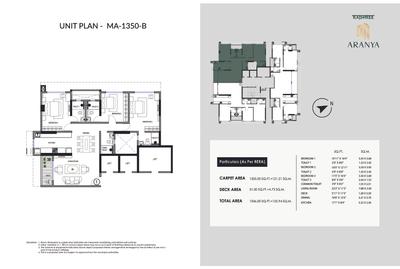 Image of 1357 Sq.ft 3 BHK Apartment / Flat for sale in Rajshree Aranya, Ghatkopar East, Mumbai for Rs. 48800000