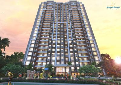 Image of 930 Sq.ft 2 BHK Apartment / Flat for sale in Shripal Shanti Phase 1, Virar West, Virar for Rs. 7200000