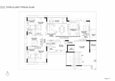 Image of 2880 Sq.ft 3 BHK Apartment / Flat for sale in Rehvassa Stately, PDPU Road, Gandhinagar for Rs. 14400000